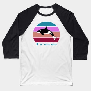 Free orca Baseball T-Shirt